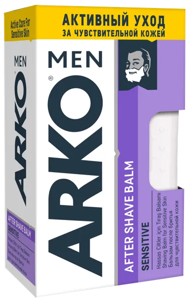 Изображение Бальзам после бритья Арко активный уход сенсетив Евиап Сабун к/у, 150 мл