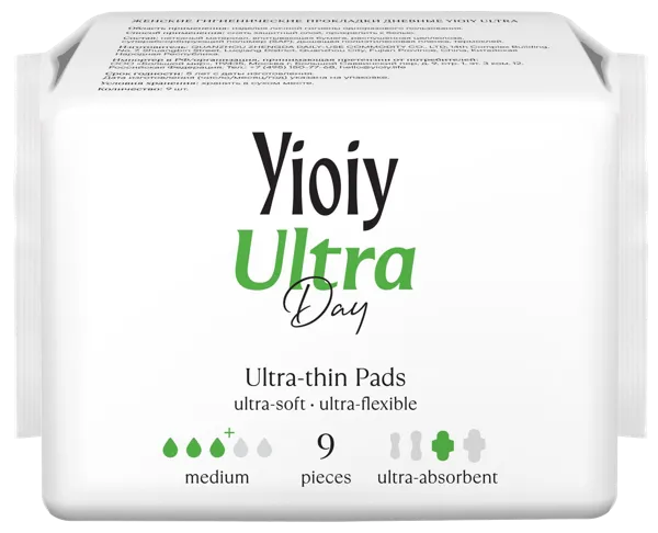 Изображение Прокладки дневные Йой ультра медиум Хандан Цзиея к/у, 9 шт