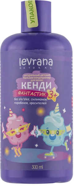 Изображение Бальзам для волос детский Леврана кенди фантастик 3+ Леврана ООО п/у, 300 мл
