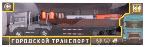 Изображение Машина 1:24 свет звук металл Кид рокс спецтехника Кид рокс к/у, 1 шт