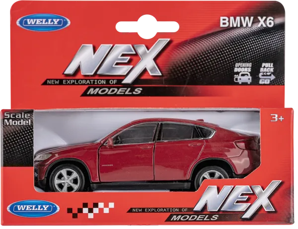 Изображение Машина 1:38 в ассортименте Велли бмв x6 Велли Фэктори ЛТД к/у, 1 шт