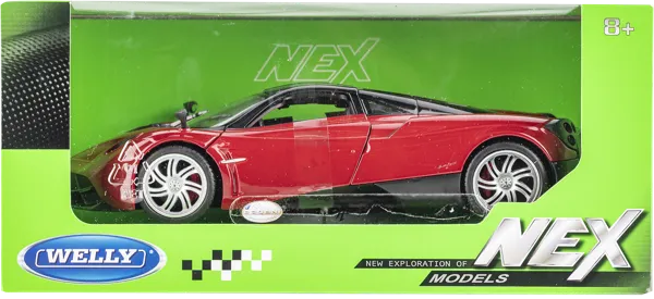 Изображение Машина 1:24 красная Велли пагани уайра Велли Фэктори ЛТД к/у, 1 шт