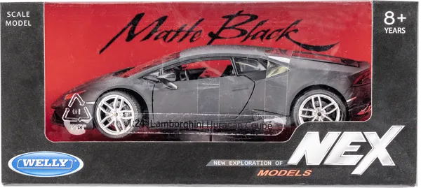 Изображение Машина 1:24 чёрная Велли ламбаргини хуракан куп Велли Фэктори ЛТД к/у, 1 шт