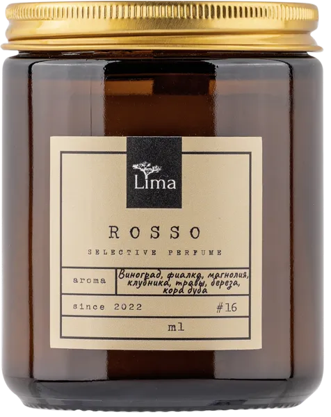 Изображение Свеча 9см в банке Лима арома россо ИП Михеева О.В. , 1 шт