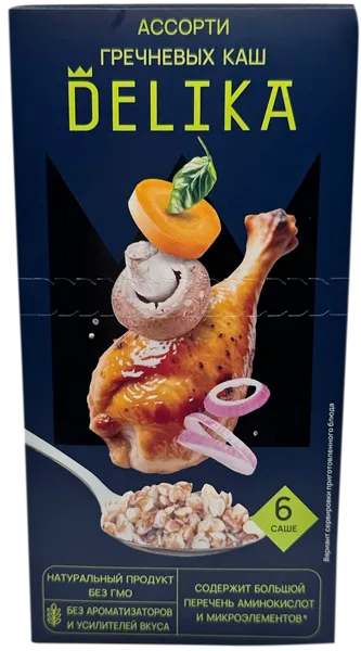 Изображение Каша гречневая Делика ассорти Арчеда-Продукт к/у, 240 г