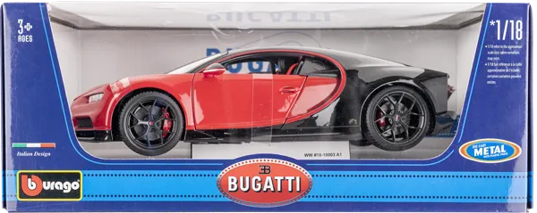 Изображение Машина 1:18 Ббураго бугатти широн спорт Ббураго к/у, 1 шт