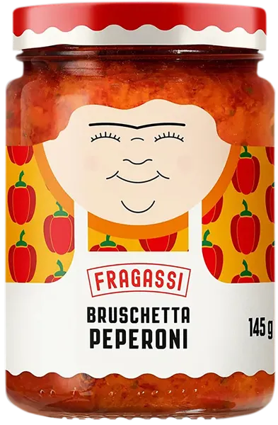 Изображение Соус для брускетты Фрагасси из Абруццо со сладким перцем Верде Абруццо с/б, 145 г