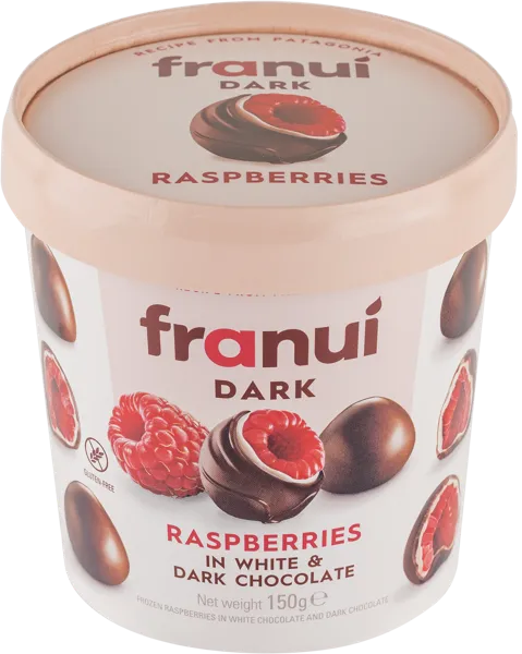 Изображение Ягоды замороженный Франуи малина в белом и темном Франуи Эспана СЛ карт/к, 150 г