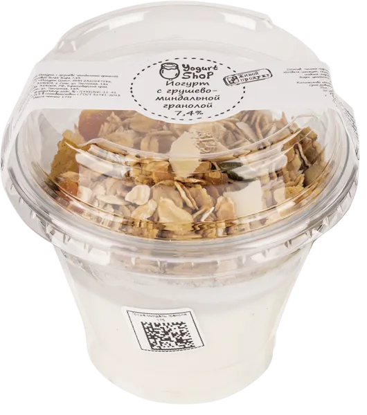 Изображение Йогурт 6,8% Йогурт Шоп шок орех гранола Йогурт шоп п/б, 175 г