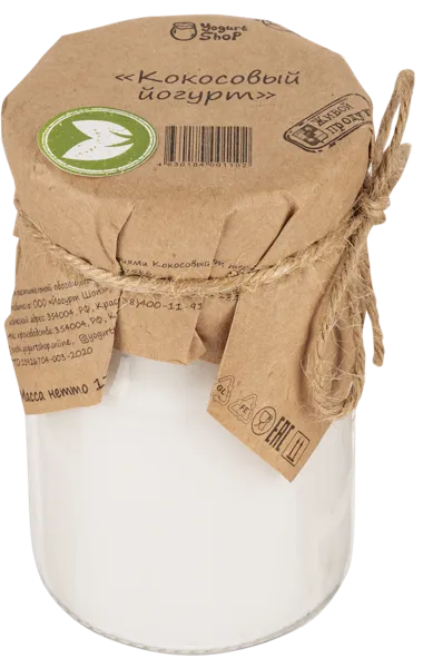 Изображение Йогурт кокосовый Йогурт Шоп Йогурт шоп с/б, 170 г