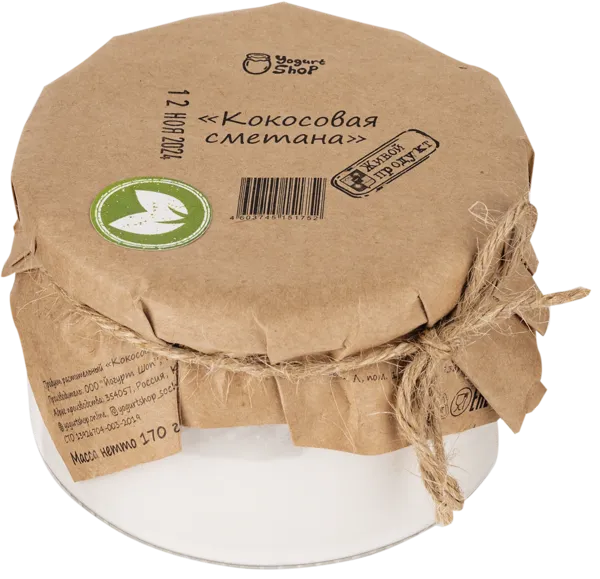 Изображение Сметана Кокосовая Йогурт Шоп Йогурт шоп с/б, 170 г