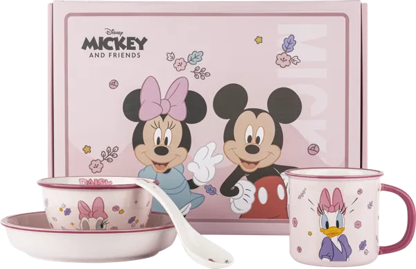 Изображение Набор керамической посуды Дисней-про поночка 4 предм розовый Регалия к/у, 1 шт