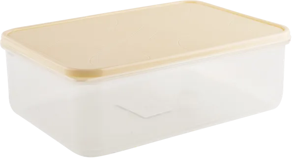 Изображение Контейнер 2,5л бежевый Хомвер модена прямоугольный Хомвер , 1 шт