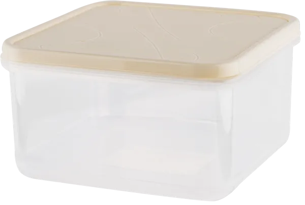 Изображение Контейнер 700мл бежевый Хомвер модена квадратный Хомвер , 1 шт