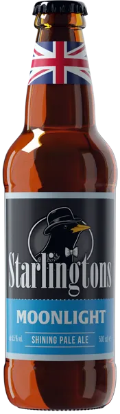 Изображение Пиво светлое Лагер 4,5% Старлингтонс мунлайт Хобсонс с/б, 0,5 л
