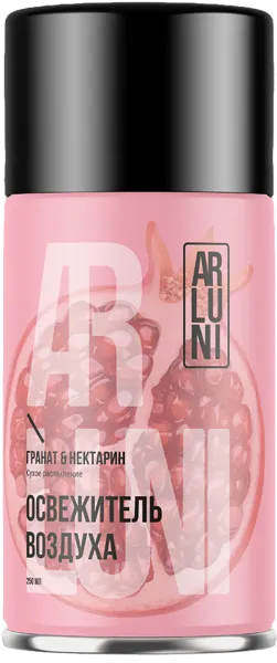 Изображение Освежитель воздуха запаска Арлуни гранат нектарин Арлаб ООО ж/б, 250 мл