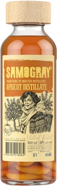 Изображение Настойка п/сл 35% Самограй абрикос Фортуна ЛВЗ с/б, 0,5 л