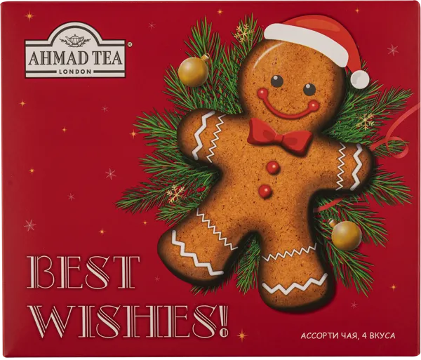 Изображение Набор Чая ассорти 4 вкуса Ахмад Ти пожелания СДС-Фудс кор, 20*2 г