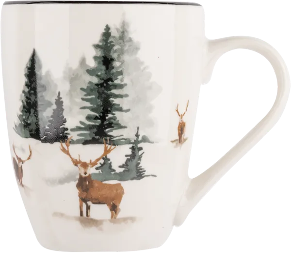 Изображение Кружка 320мл Купман звери в лесу белая Купман Интернэшнл , 1 шт