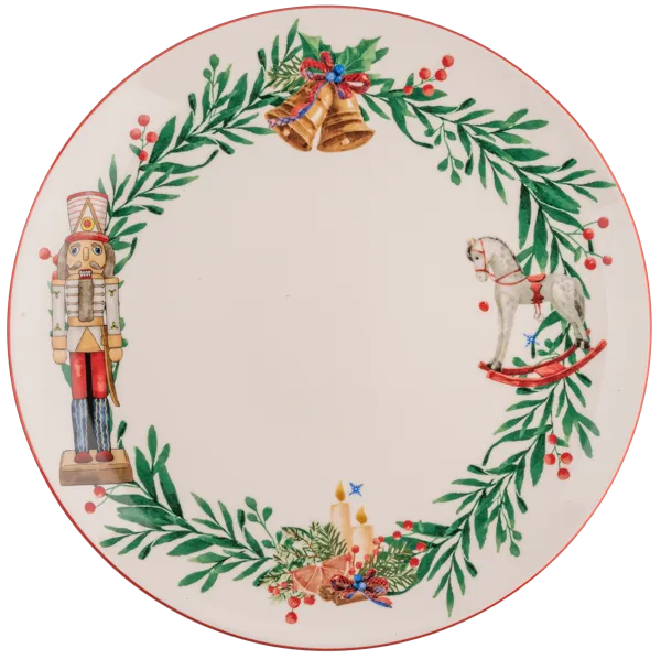 Изображение Тарелка 27см Купман щелкунчик кремовая Купман Интернэшнл , 1 шт