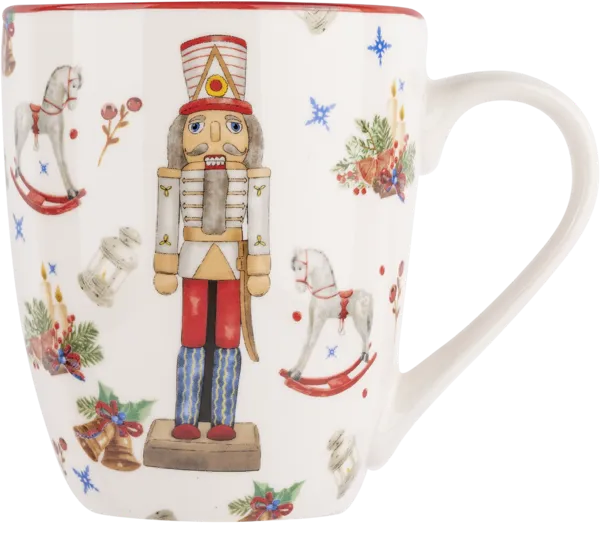 Изображение Кружка 320мл Купман щелкунчик кремовая Купман Интернэшнл , 1 шт