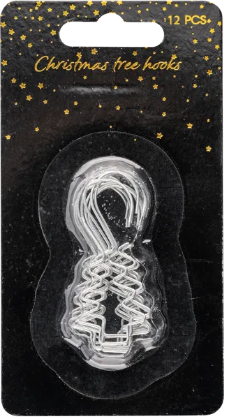 Изображение Крючок для елочных игрушек Купман елка звезды в асс Купман Интернэшнл , 12 шт