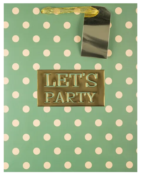 Изображение Пакет 26*32см подарочный Купман новогодний зеленый в асс Купман Интернэшнл , 1 шт