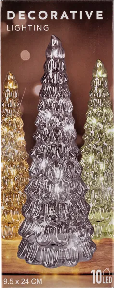 Изображение Светильник 24см на батарейках Купман елка холодный свет Купман Интернэшнл к/у, 1 шт