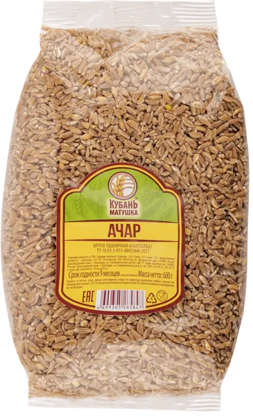 Изображение Крупа Пшеничная Кубань матушка ачар Югоптторг-23 м/у, 600 г