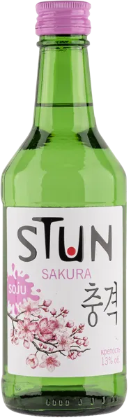Изображение Спиртной напиток 13% Соджу Стан Сакура КЛВЗ Кристалл с/б, 0,375 л