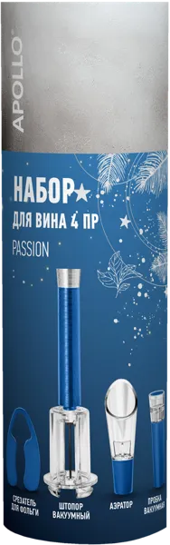 Изображение Набор для вина Аполло театро 4 предмета Нинбо Хонор Вижн , 1 шт