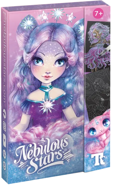 Изображение Раскраска для девочек Небулус Старс Эклипсия с красками ТвинТим Эдженси , 1 шт