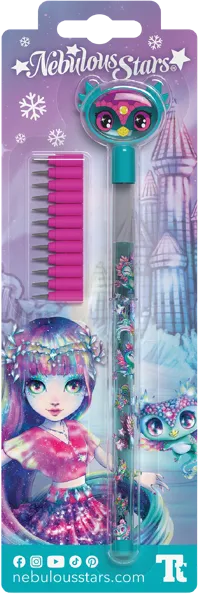 Изображение Карандаш чернографитный Небулус Старс Айседора сегментный ТвинТим Эдженси к/у, 1 шт