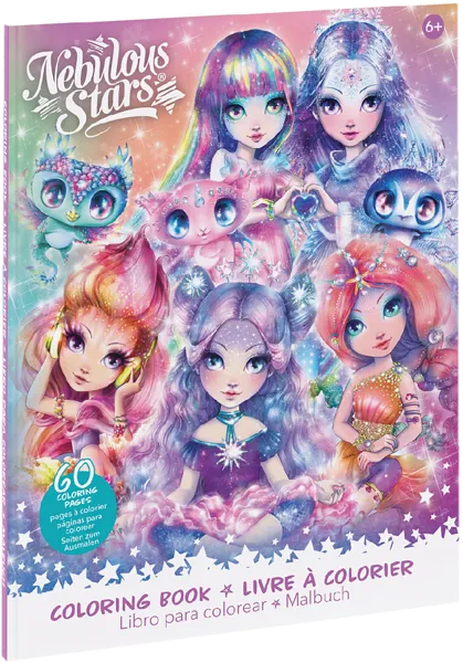 Изображение Раскраска для девочек Небулус Старс Небулия ТвинТим Эдженси , 1 шт