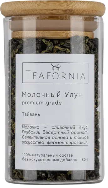 Изображение Чай Тифорния молочный улун Пасечников ИП с/б, 80 г