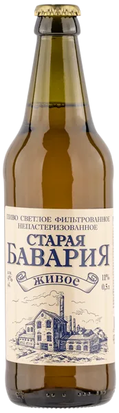 Изображение Пиво светлое Лагер 4,0% Старая Бавария Динской ПЗ с/б, 0,5 л