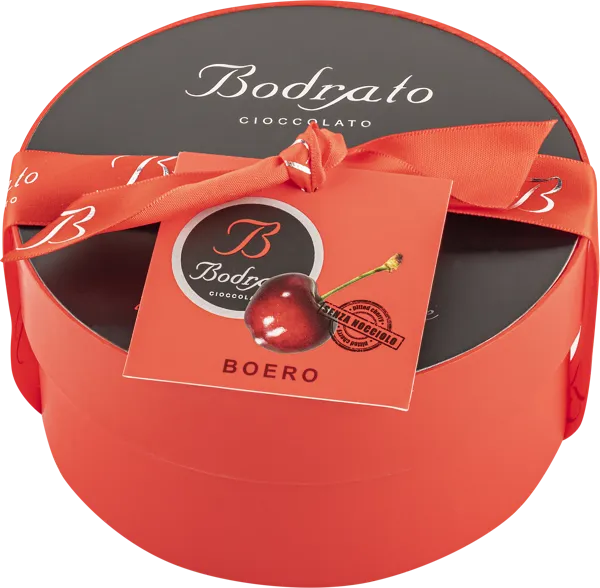 Изображение Конфеты шоколадные Бодрато россо шляпная коробка пралине ассорти Бодрато Чоколато кор, 470 г