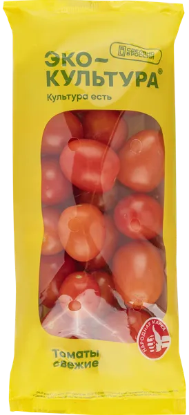 Изображение Овощ сливовидный красный Эко Культура томат коктейль Эко Культура флоупак, 350 г