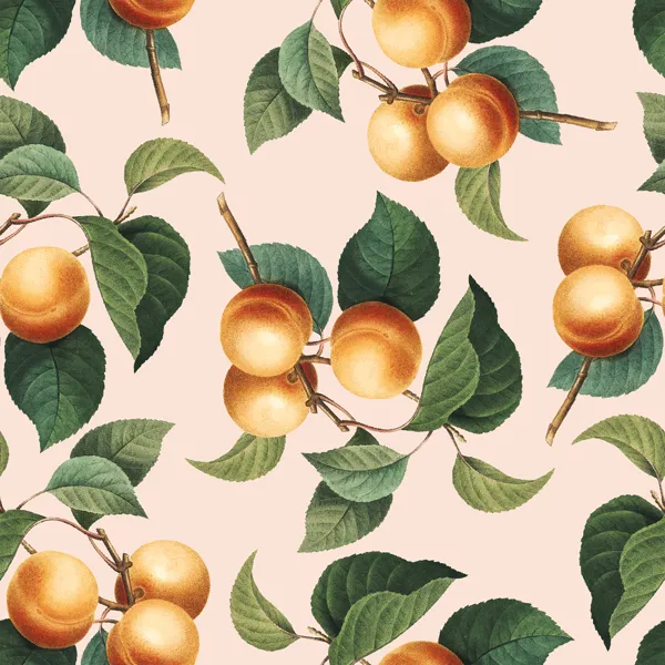 Изображение Бумага 70*100см упаковочная Би Смарт флора персики Созидание м/у, 1 шт