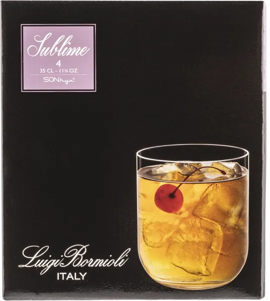 Изображение Стакан 350мл для напитков Луиджи Бормиоли сублим Луиджи Бормиоли к/у, 4 шт