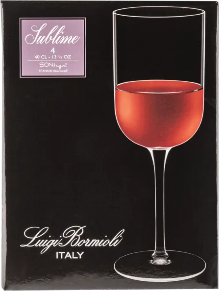 Изображение Бокал 400мл для вина Луиджи Бормиоли сублим Луиджи Бормиоли к/у, 4 шт