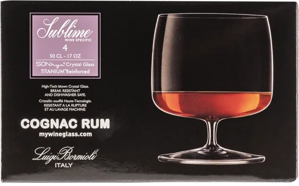 Изображение Бокал 465мл для коньяка Луиджи Бормиоли сублим Луиджи Бормиоли к/у, 4 шт