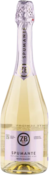Изображение Вино игристое белое п/сух ЗБ вайн ЗГУ спуманте Золотая Балка с/б, 0,75 л