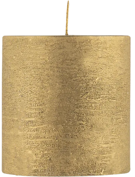 Изображение Cвеча 7,5см столбик Мельт золотая Кэндл фэктори , 1 шт