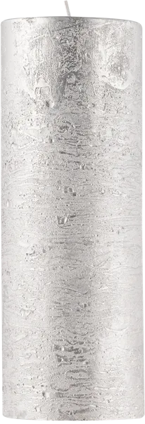 Изображение Cвеча 20см столбик Мельт серебристая Кэндл фэктори , 1 шт