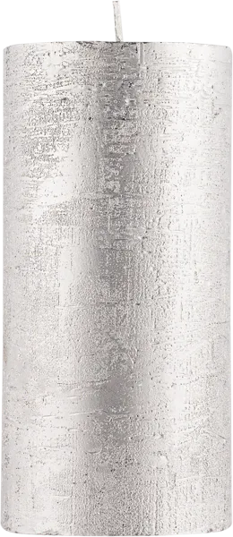 Изображение Cвеча 15см столбик Мельт серебристая Кэндл фэктори , 1 шт