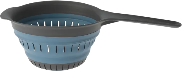 Изображение Дуршлаг 36*19см с ручкой Купман складной серо-синий Купман Интернэшнл , 1 шт