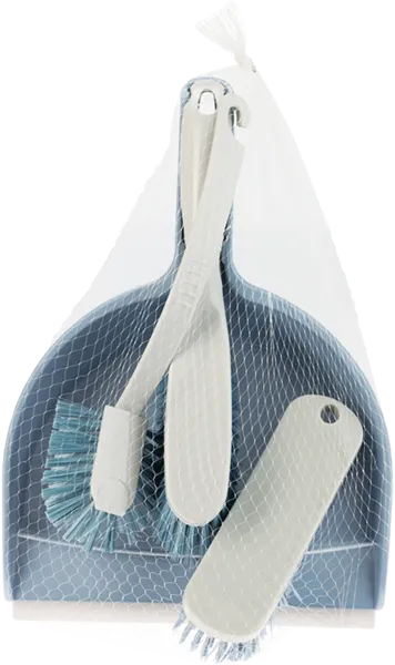 Изображение Набор для уборки Купман совок + 3 щетки голубой Купман Интернэшнл , 1 шт