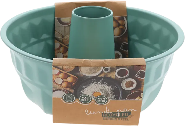 Изображение Форма 22см для кекса Купман голубая стальная фигурная Купман Интернэшнл , 1 шт