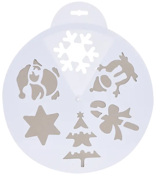 Изображение Трафарет 30см Купман зимний узор Купман Интернэшнл , 1 шт